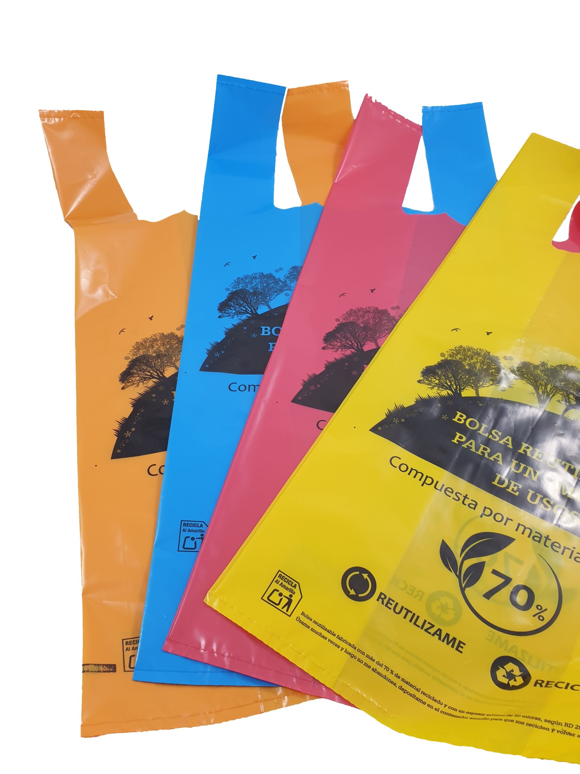 bolsas varios colores