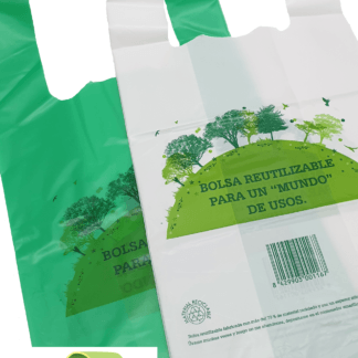 BOLSAS RECICLABLES 70% , BIOCOMPOSTABLES Y VACÍO