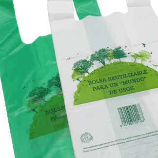 BOLSAS CAMISETA 70 % RECICLABLES